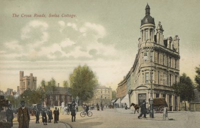 The Cross Roads, Swiss Cottage, London (カラー写真) 作： English Photographer