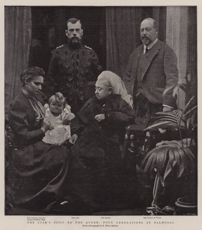 皇帝、バルモラルの4世代の女王を訪問 作： English Photographer