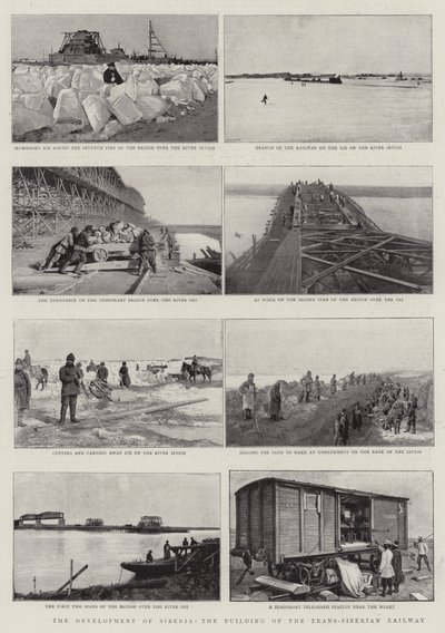 シベリア開発、シベリア横断鉄道の建設 作： English Photographer