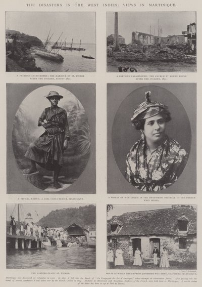 西インド諸島の災害、マルティニーク観 作： English Photographer