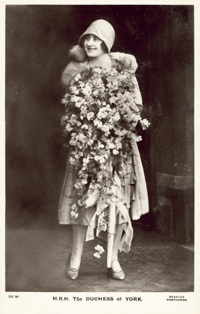 ヨーク公爵夫人（モノクロ写真 作： English Photographer