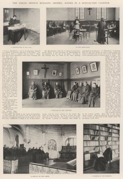 追放されたフランスの修道院の命令、ベネディクト会修道院のシーン 作： English Photographer