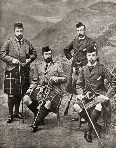 四王子、1881（bw写真） 作： English Photographer
