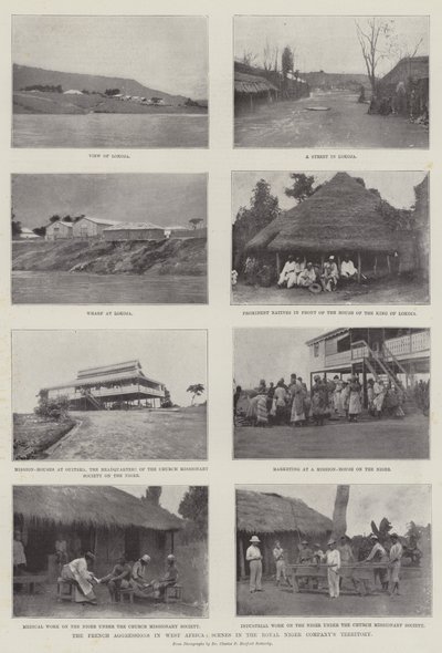 西アフリカにおけるフランスの侵略、ロイヤルニジェール会社の領土の様子 作： English Photographer