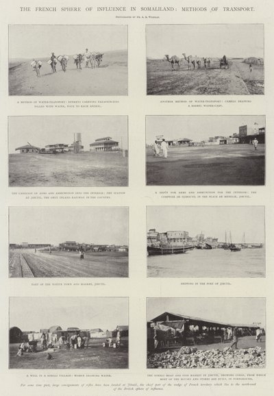 ソマリランドにおけるフランスの影響圏、輸送手段 作： English Photographer