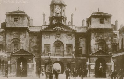 馬の警備員、ロンドン 作： English Photographer