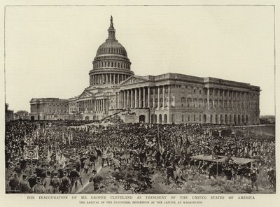 アメリカ合衆国大統領としてのグローバー・クリーブランド氏の就任式 作： English Photographer
