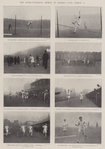3月21日、クイーンズクラブでの大学間スポーツ 作： English Photographer