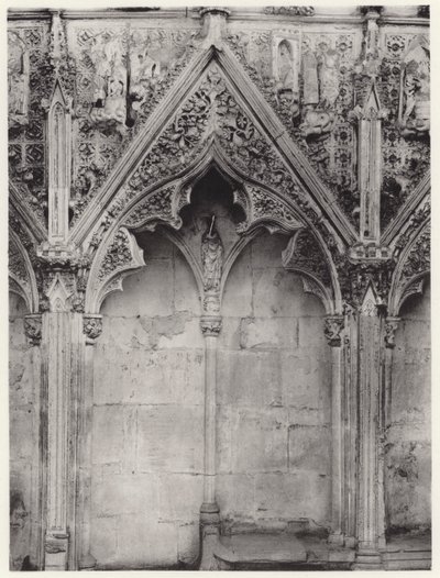 イーリー大聖堂のレディ・チャペル。北側, XVIII (白黒写真) 作： English Photographer