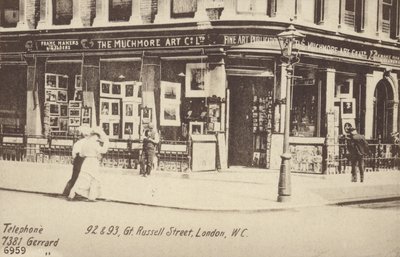 The Muchmore Art Co Ltd、92 und 93、Great Russell Street、London、WC 作： English Photographer