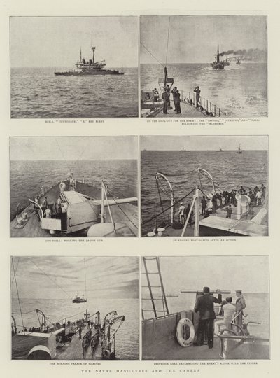 海軍演習とカメラ 作： English Photographer