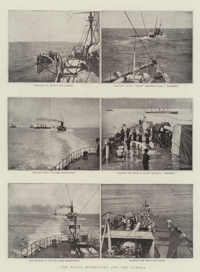 海軍演習とカメラ 作： English Photographer