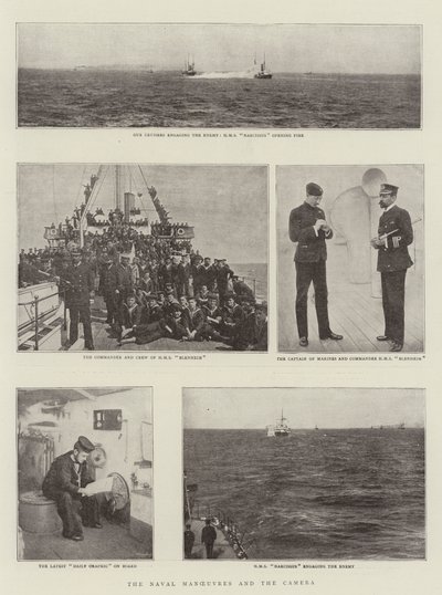 海軍演習とカメラ 作： English Photographer