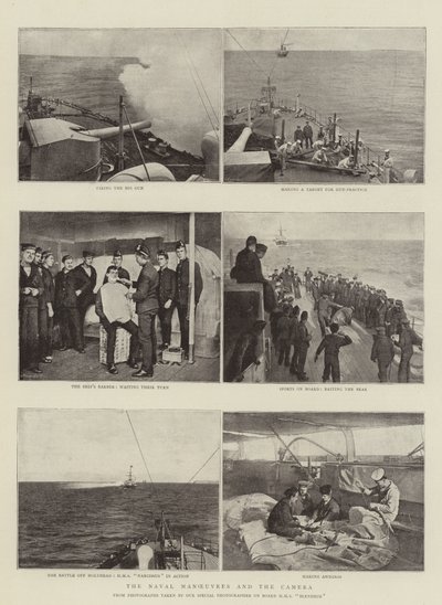 海軍演習とカメラ 作： English Photographer