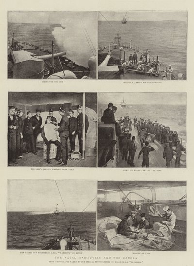 海軍演習とカメラ 作： English Photographer