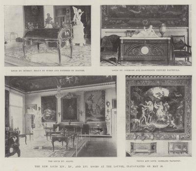 5月20日に開館したルーヴル美術館の新ルイ14世、15世、16世の部屋 作： English Photographer