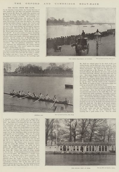 オックスフォードとケンブリッジのボートレース 作： English Photographer