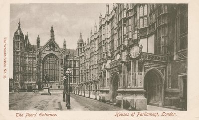ピアの入り口、国会議事堂、ロンドン 作： English Photographer