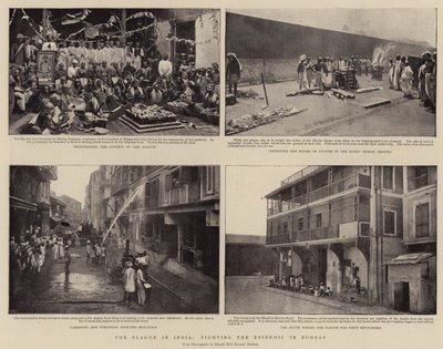 インドの疫病、ボンベイでの疫病との戦い 作： English Photographer