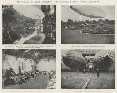 空中航行の問題、航行可能な気球、サントスデュモンVI 作： English Photographer