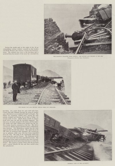 コンウェイ近くの鉄道災害 作： English Photographer