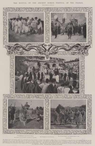 パリリアの古代ローマ祭の復活 作： English Photographer