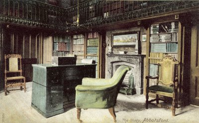 The Study, Abbotsford (カラー写真) 作： English Photographer