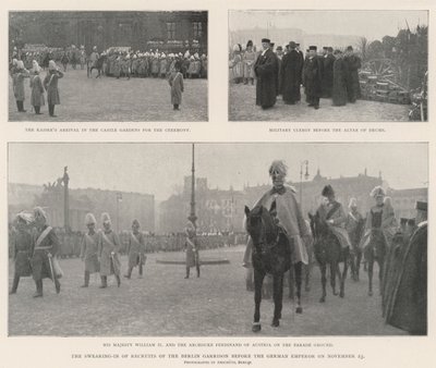 11月23日のドイツ皇帝の前のベルリン駐屯軍新兵の宣誓 作： English Photographer