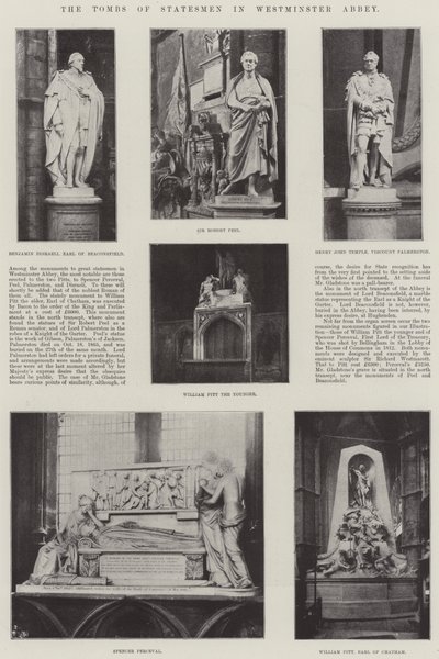 ウェストミンスター寺院の政治家の墓 作： English Photographer