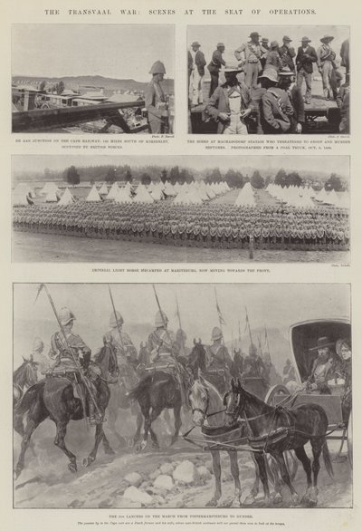 トランスバール戦争、作戦の拠点での場面 作： English Photographer