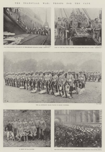 トランスバール戦争、ケープの軍隊 作： English Photographer