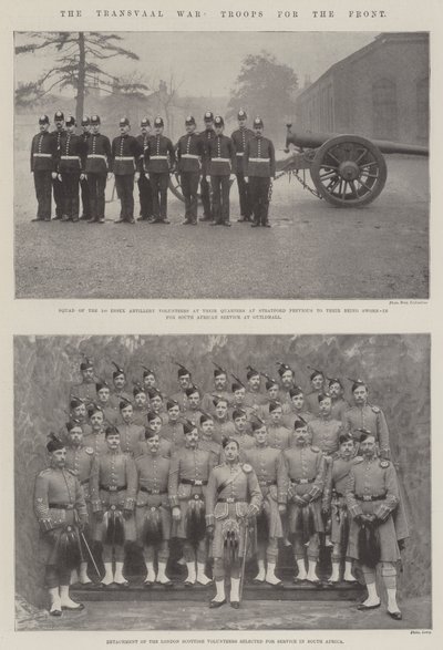 トランスバール戦争、前線部隊 作： English Photographer