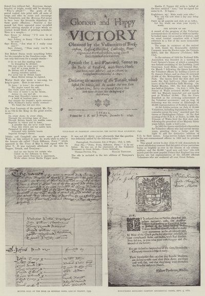 ボランティアセンテナリー、1799-1899 作： English Photographer
