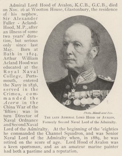 故アヴァロンのフード大将、元海軍大将 作： English Photographer