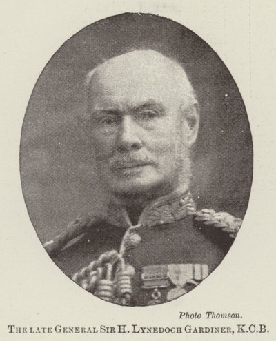 故K将軍H Lynedoch Gardiner氏 作： English Photographer