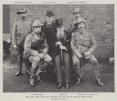 故ロッホ卿と南アフリカ野戦部隊の将校 作： English Photographer