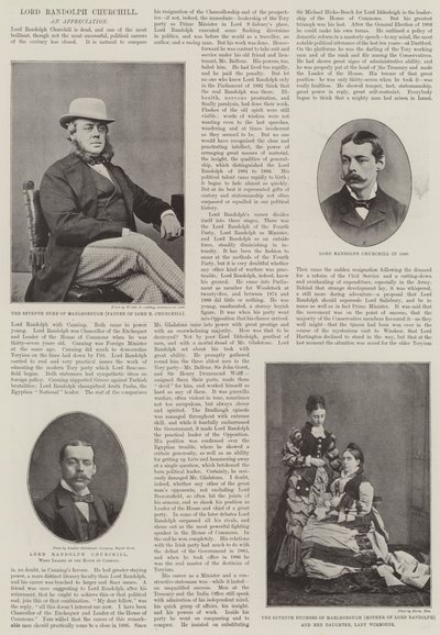 故ランドルフ・チャーチル卿 作： English Photographer