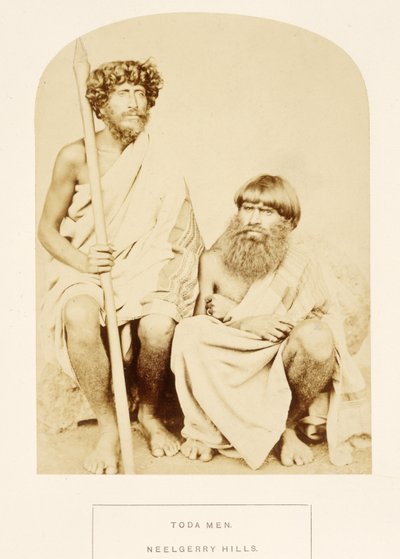J.フォーブスワトソン著、インドの民衆からの戸田門、ニールゲリーヒルズ、1868年出版（アルブメンプリント） 作： English Photographer