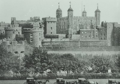 タワーヒル：ロンドン塔の眺め、1895 作： English Photographer