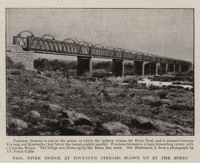 ボーアーズによって爆破された14のストリームでヴァール川橋 作： English Photographer