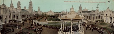 ディテクティブアーツパレス、フランコブリティッシュエキシビション、ロンドン、1908年からの眺め 作： English Photographer