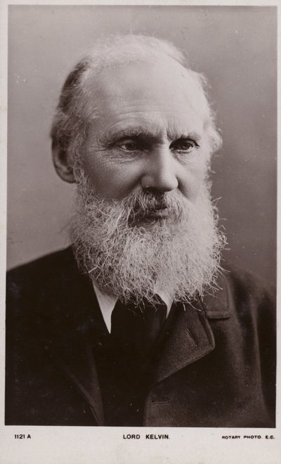 ウィリアム・トムソン、第1男爵ケルビン（1824-1907）、イギリスの物理学者およびエンジニア 作： English Photographer