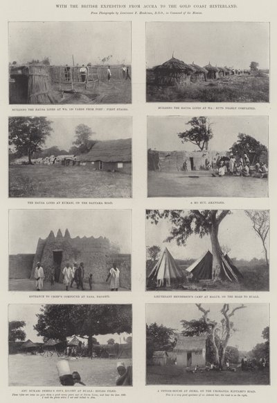 アクラからゴールドコーストの後背地へのイギリス遠征 作： English Photographer