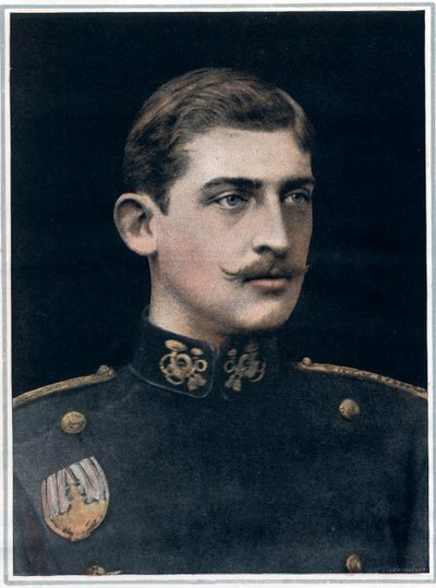 ルーマニア国王フェルディナンド（1865-1927）の肖像。 作： English Photographer English Photographer