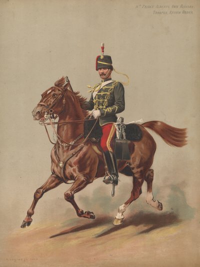 第11王子アルバーツ自身のHussars、トルーパー、レビュー注文 作： English School