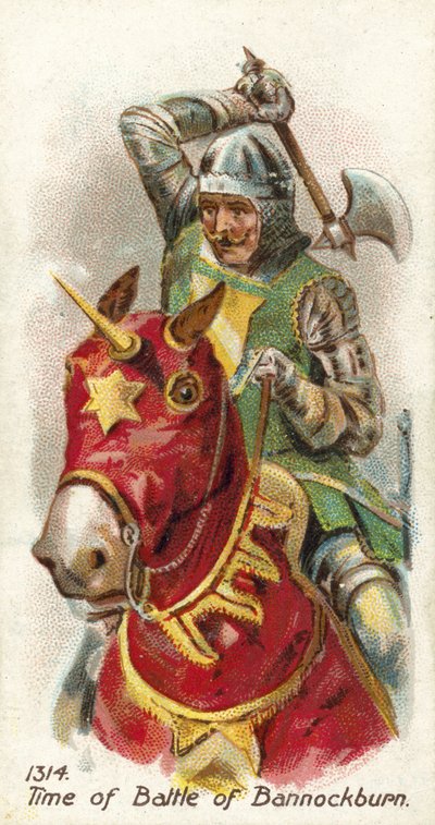 1314年、バノックバーンの戦いの時 作： English School