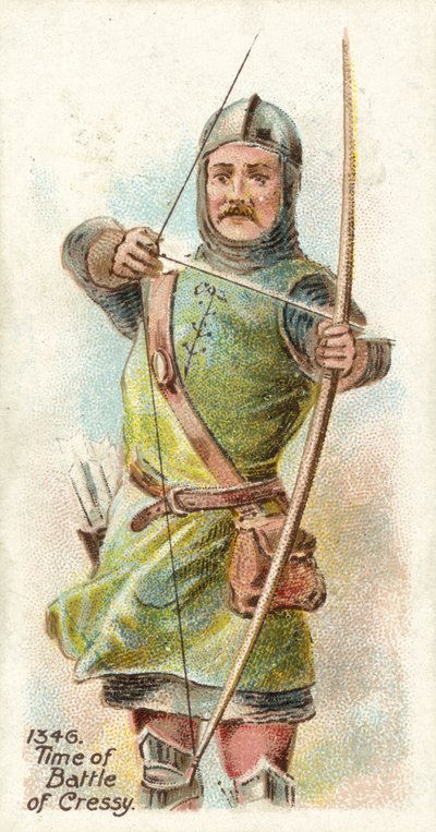 1346年、クレッシーの戦いの時 作： English School