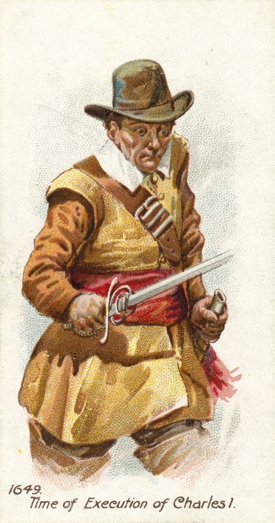 1649年、チャールズ1世の処刑の時 作： English School