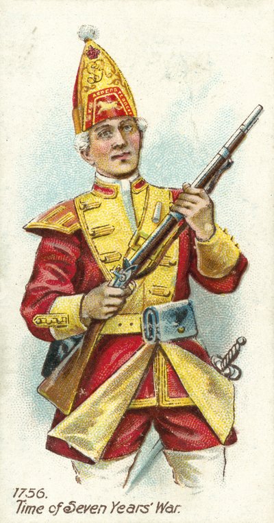 1756年、7年戦争の時 作： English School