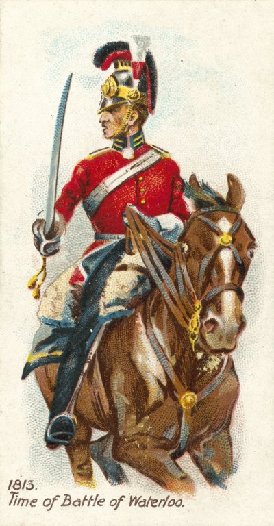 1813年、ウォータールーの戦いの時 作： English School
